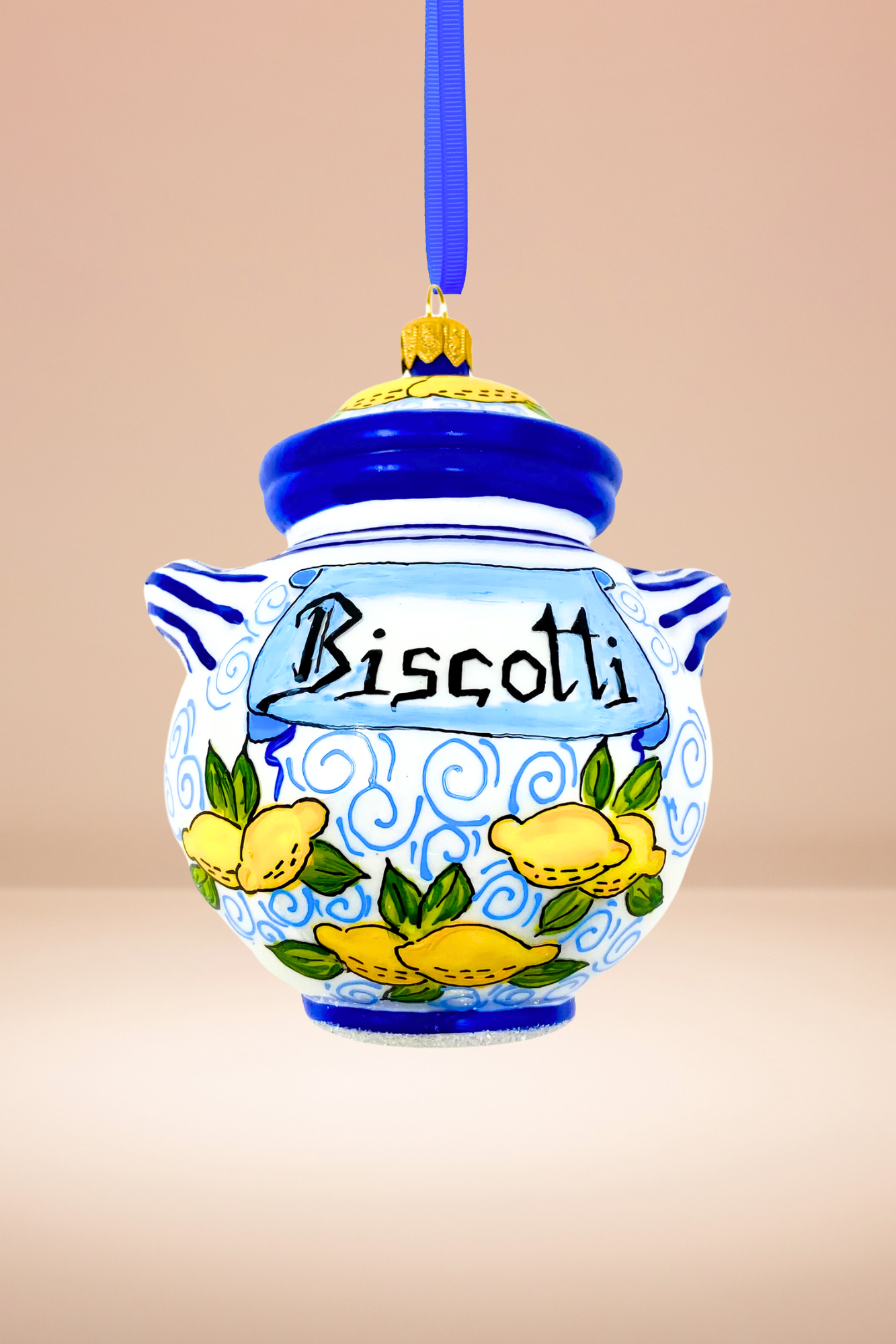 Italian Biscotti Jar Christmas Ornament