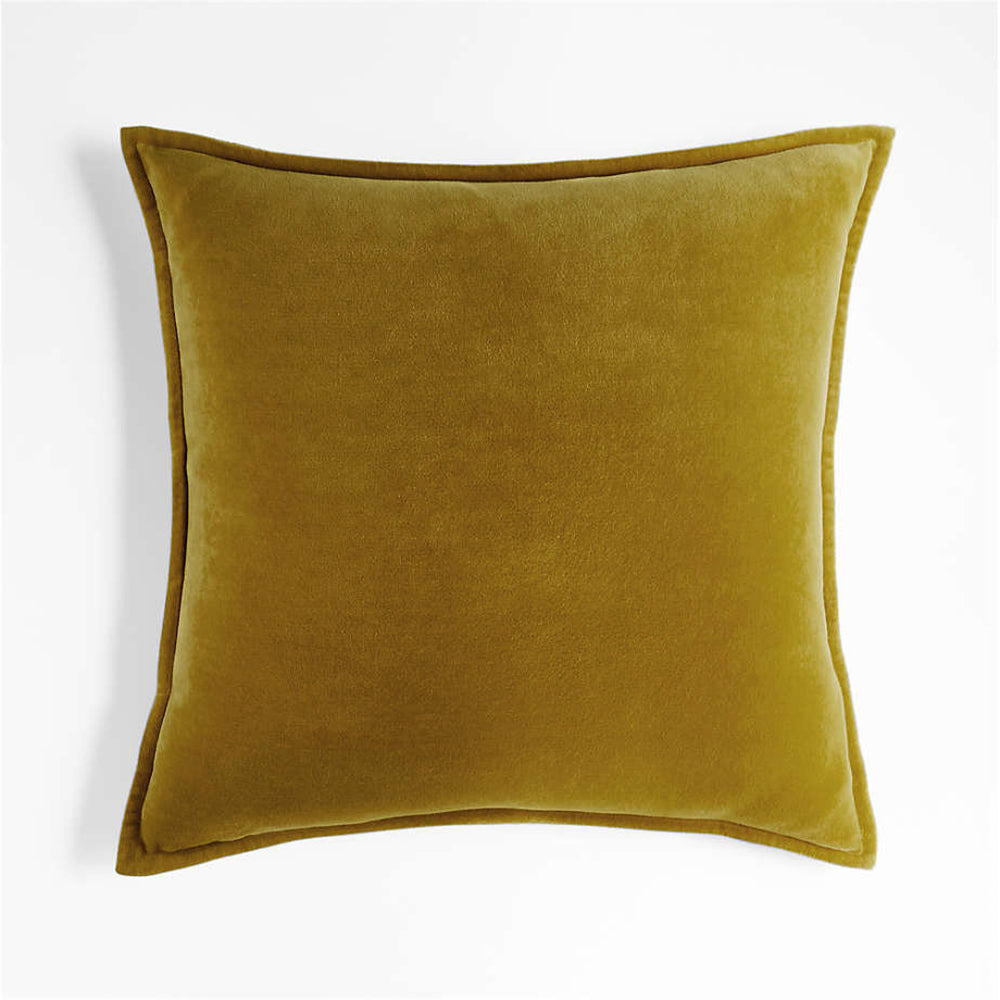 Cagliari Velvet Throw Pillow in Rustic Mediterranean Colors