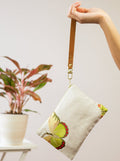 Italian Garden Butterfly Wristlet Purse
