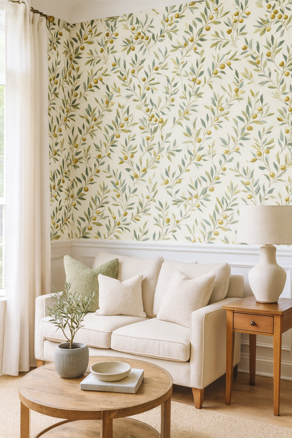 Tuscan Olives Wallpaper