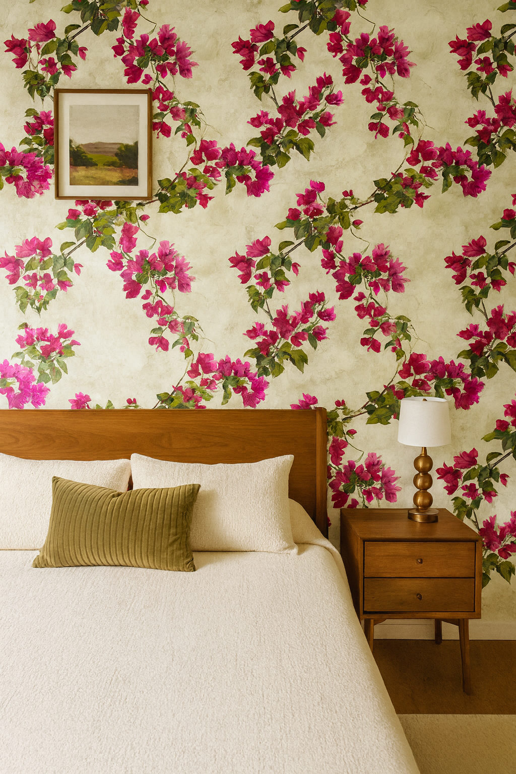 Bougainvillea Waltz Wallpaper