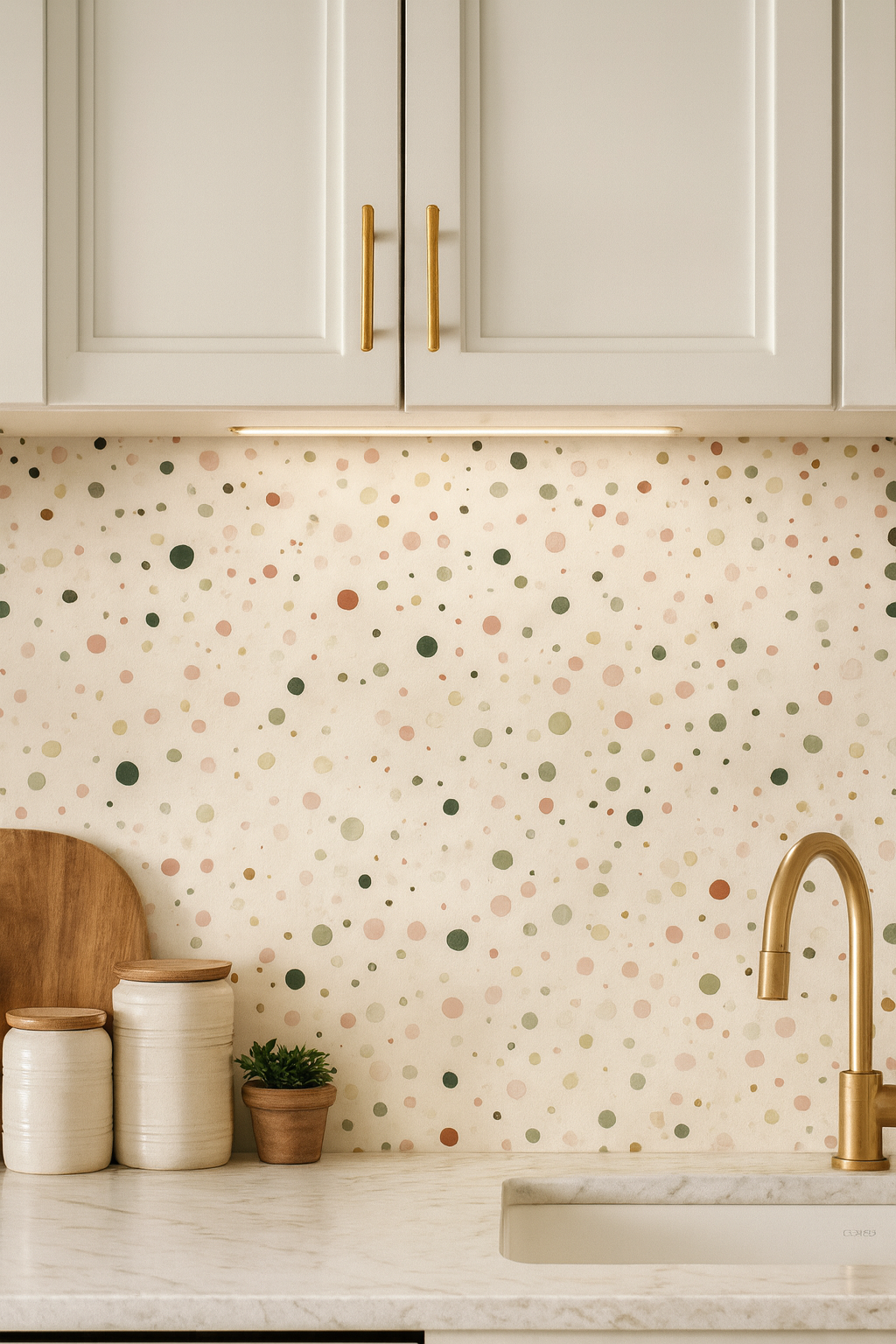 Mediterranean Confetti Garden Wallpaper