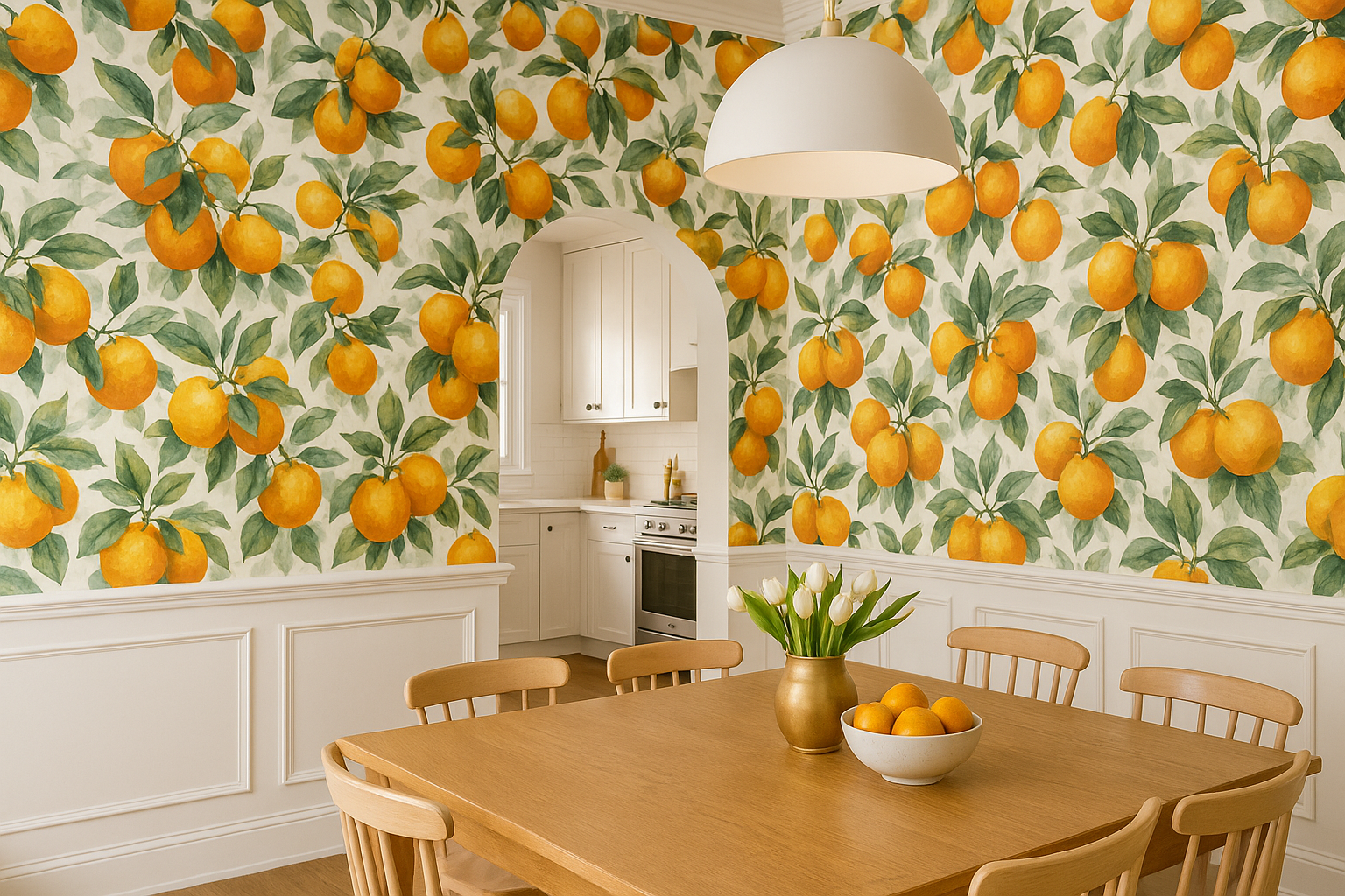 Amalfi Orchard Wallpaper