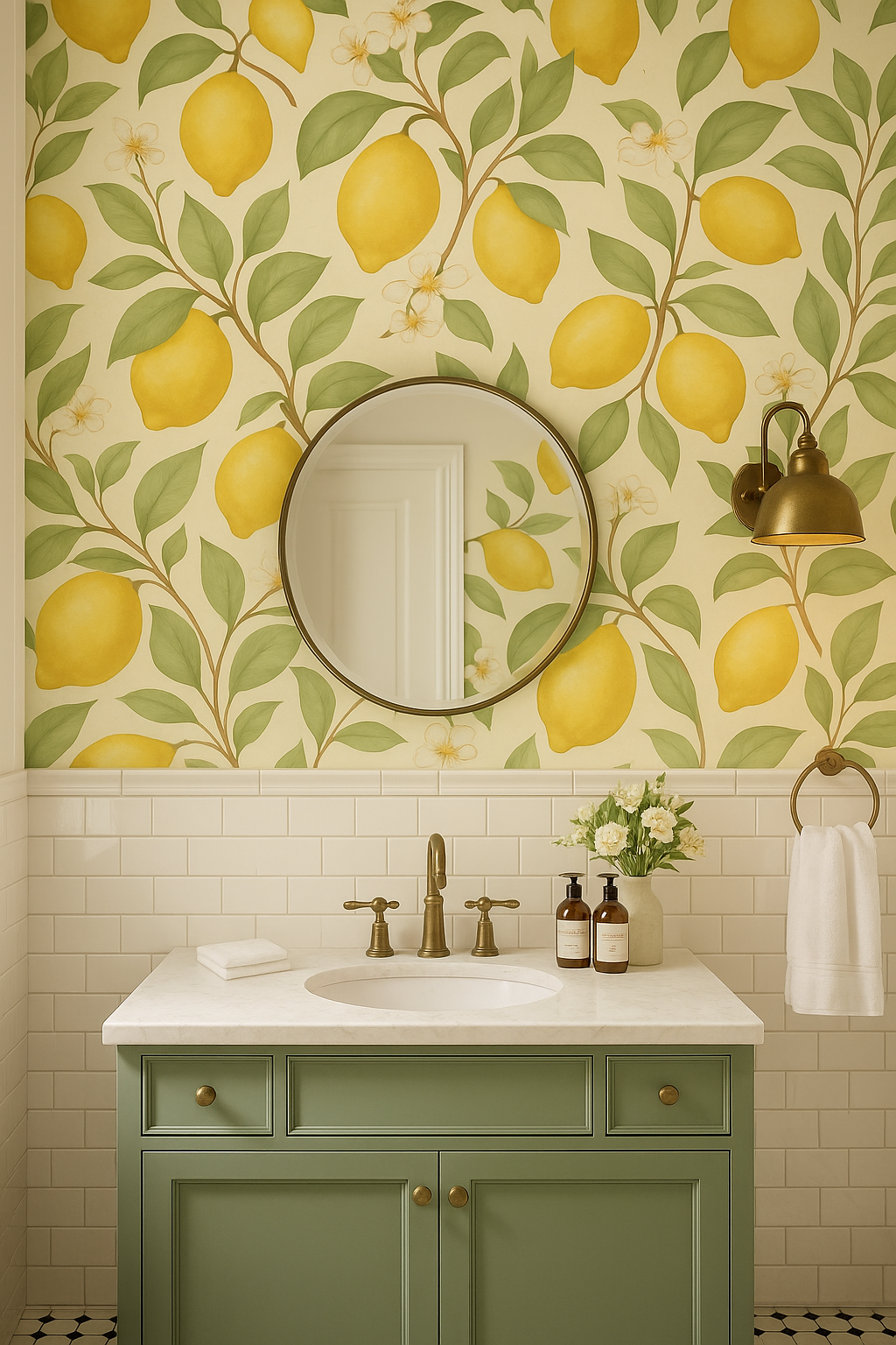 Italian Lemon Grove Wallpaper