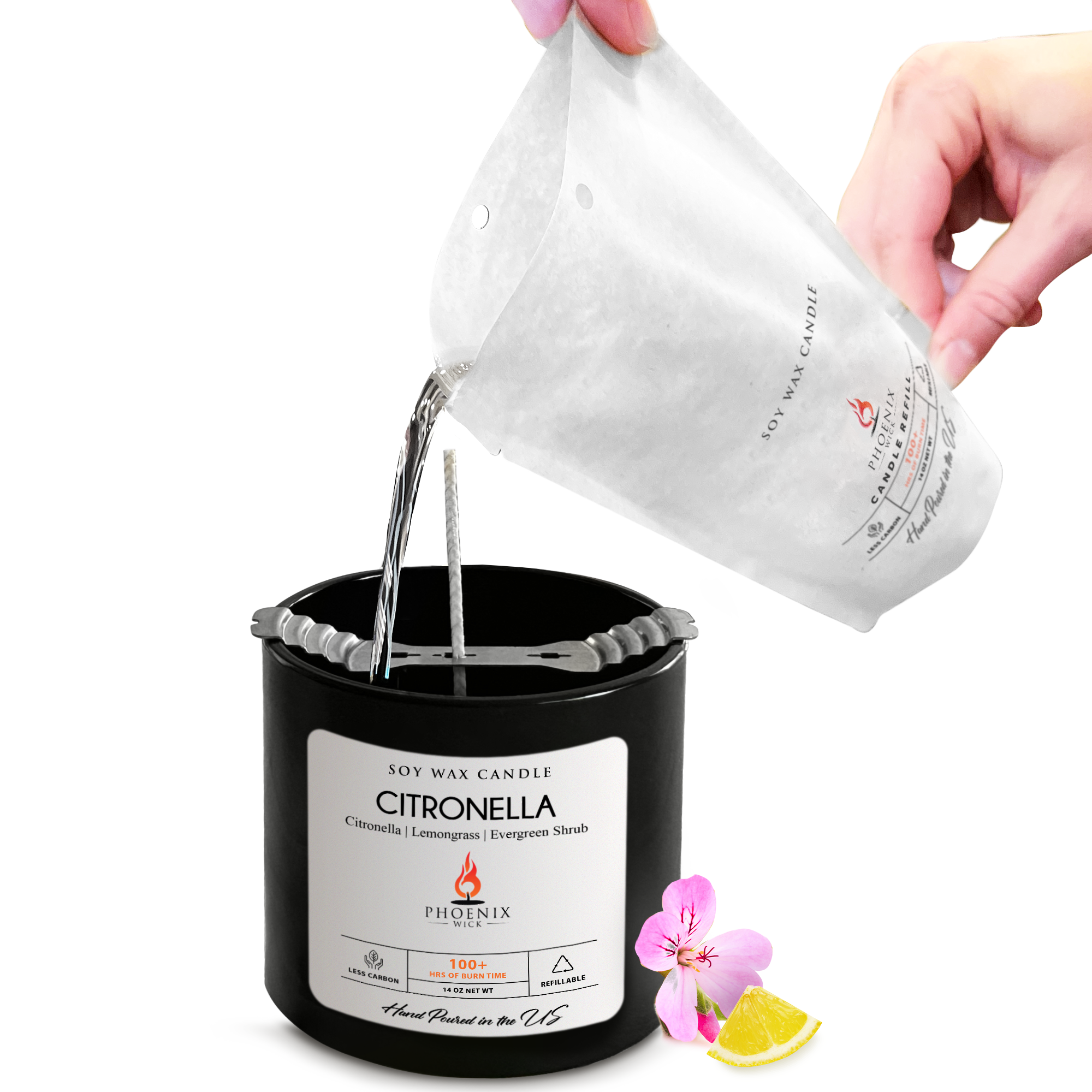 Citronella - Candle-Making Kit + Jar