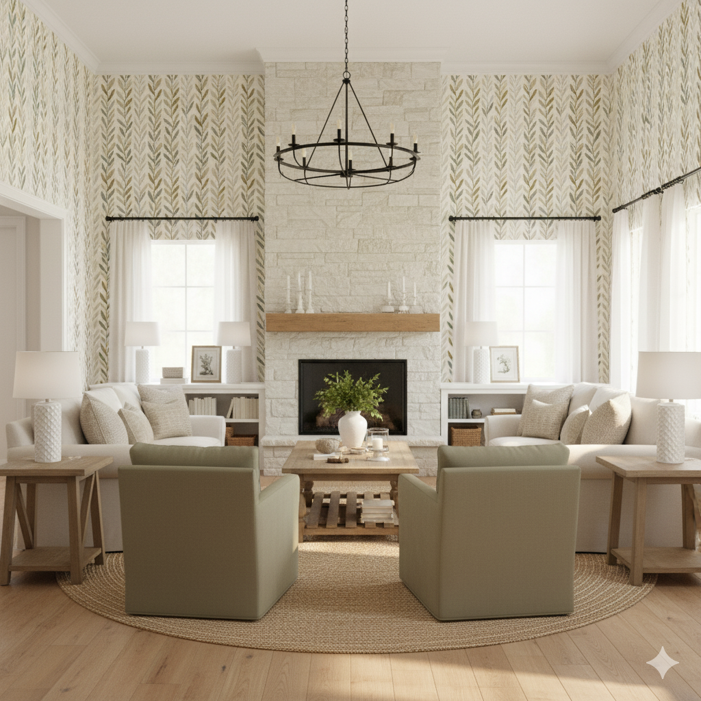 Olive Lineage Wallpaper