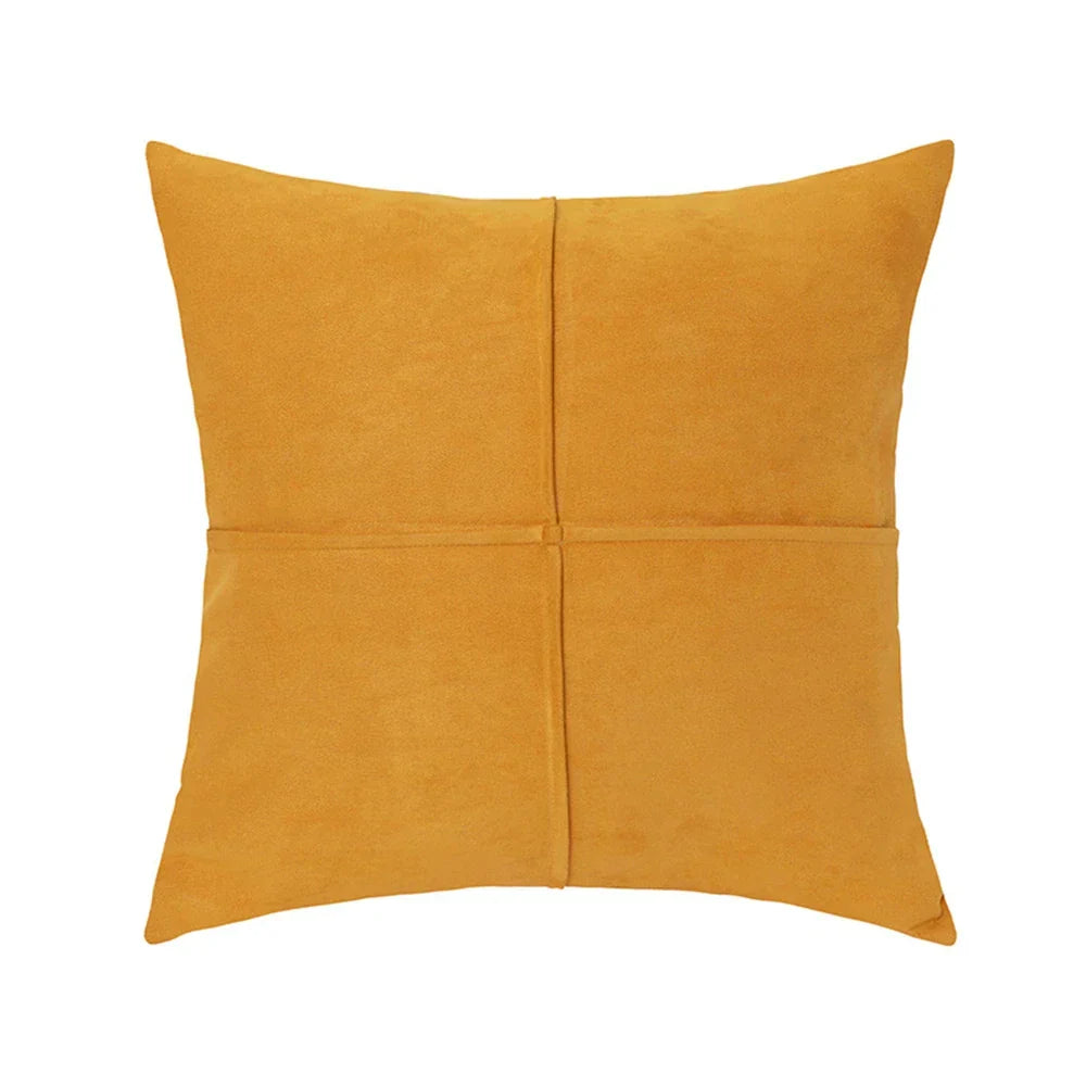 Genoa Faux Suede Throw Pillow Cover for Car Couch Sofa Bed Home Decor