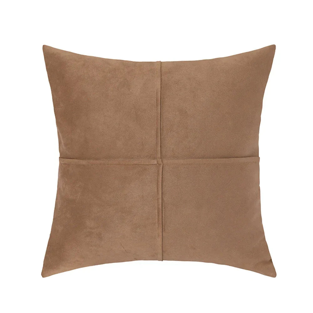 Genoa Faux Suede Throw Pillow Cover for Car Couch Sofa Bed Home Decor