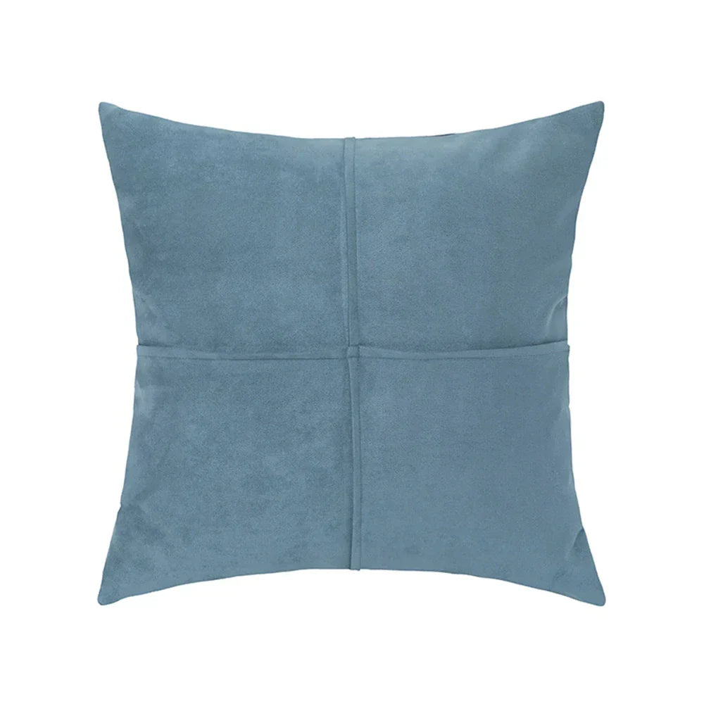 Genoa Faux Suede Throw Pillow Cover for Car Couch Sofa Bed Home Decor
