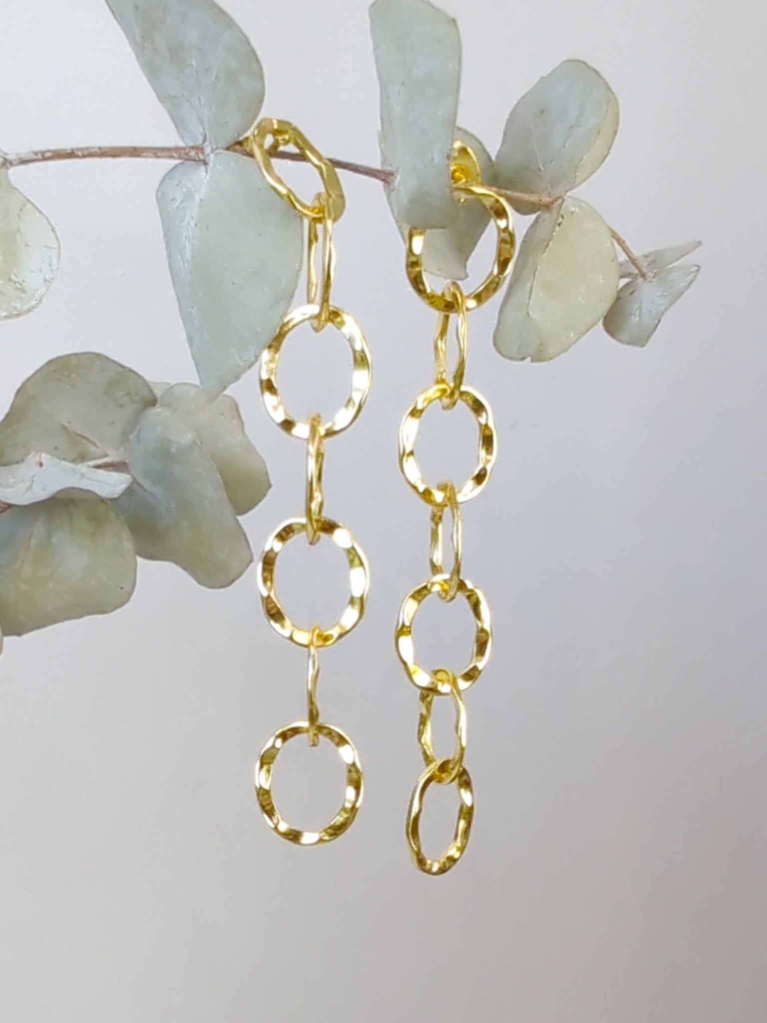 Roman Chain Link Earrings