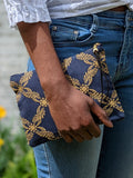 Mediterranean Royal Blue Clutch
