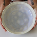 Large Earthenware Artisan Dinner Bowls 8.5"
