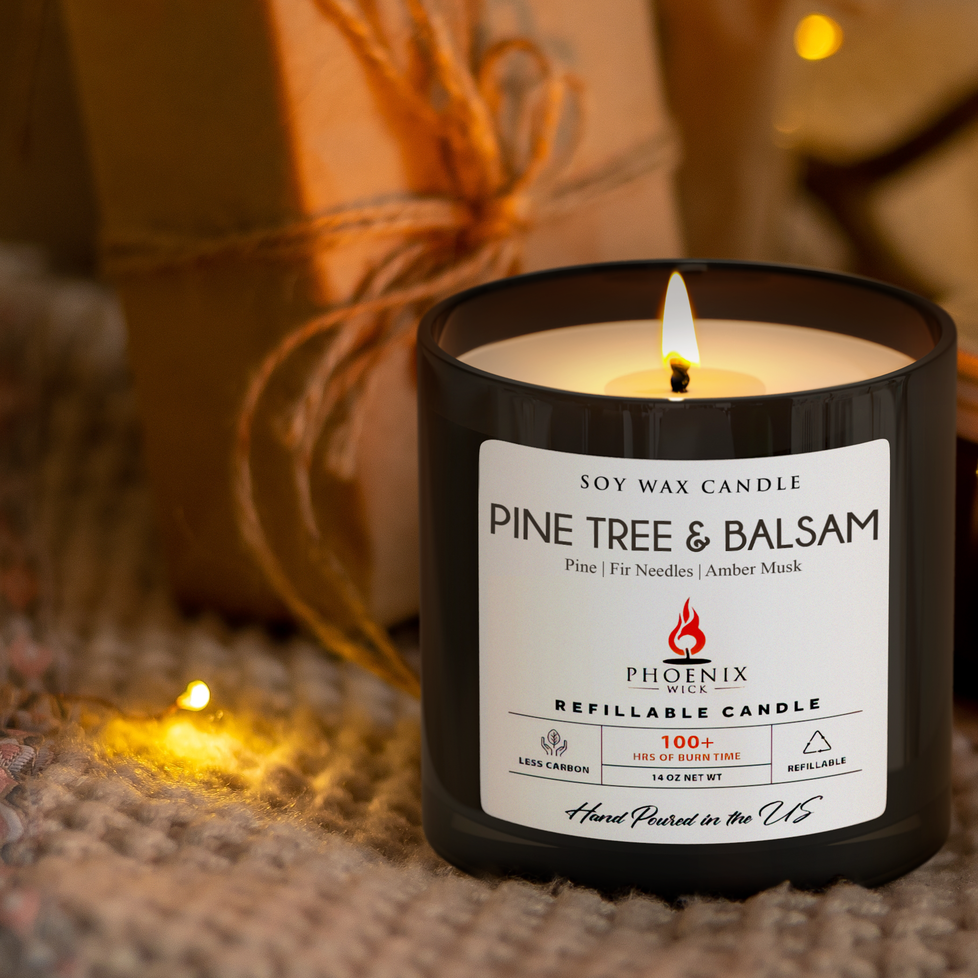 Pine Tree & Balsam - Candle-Making Kit + Jar