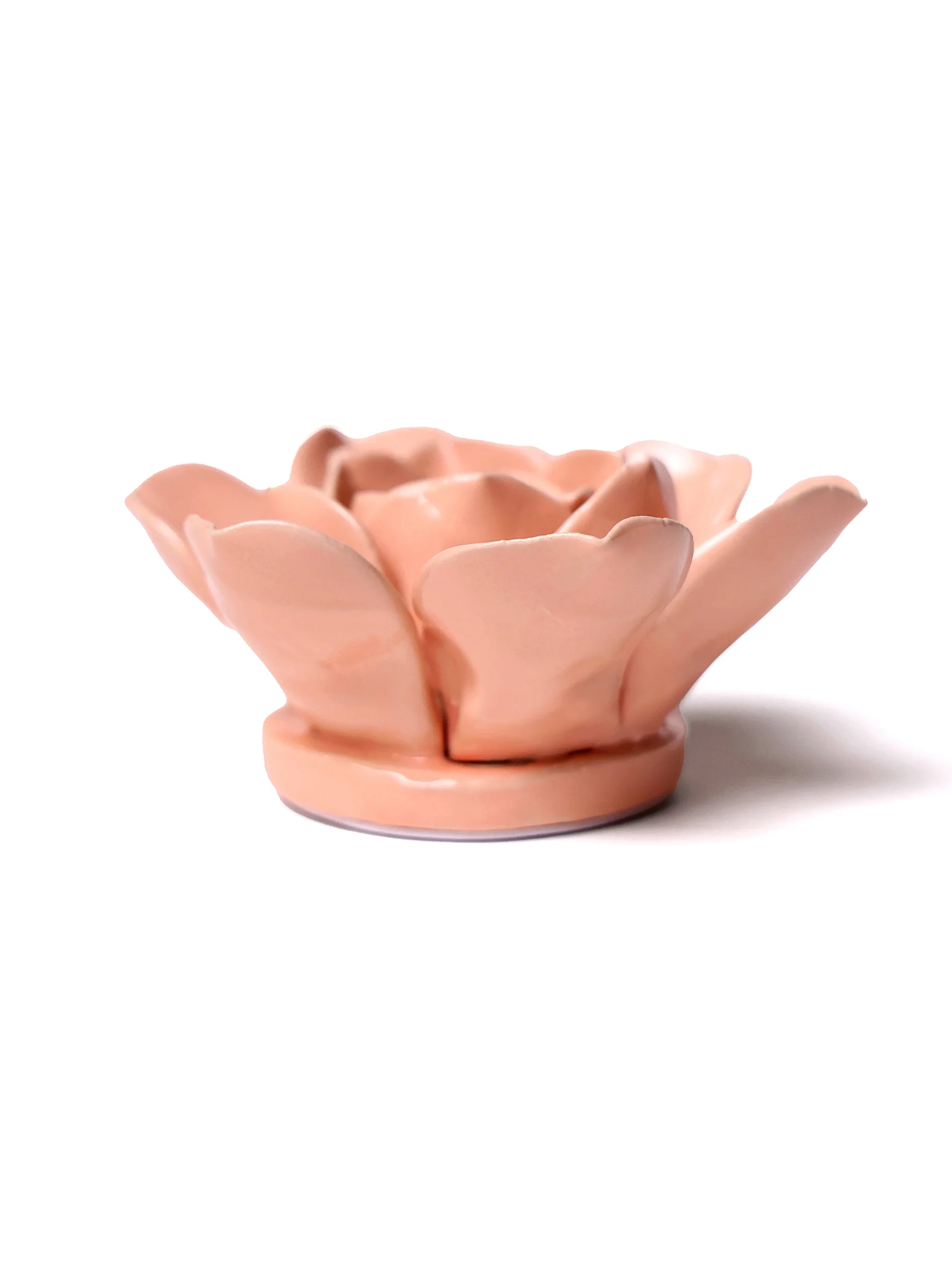 Ceramic Small Pink Flower - Table Decoration or Wall Hanging
