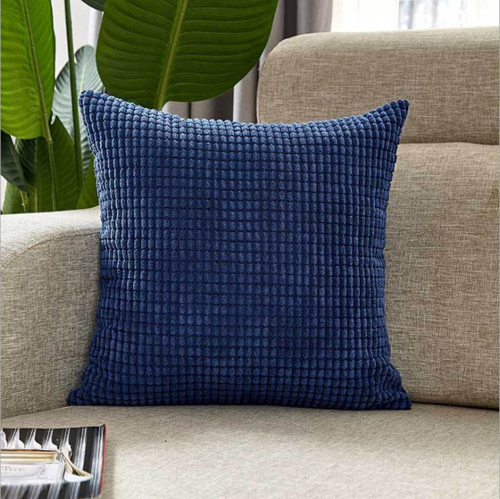 3-Piece Coordinated Pillow Bundle with Inserts - Mediterranean Blues