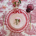 Champagne Pink Cotton Blend Round Placemat
