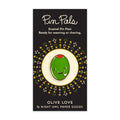 Italian Olive Love Enamel Pin