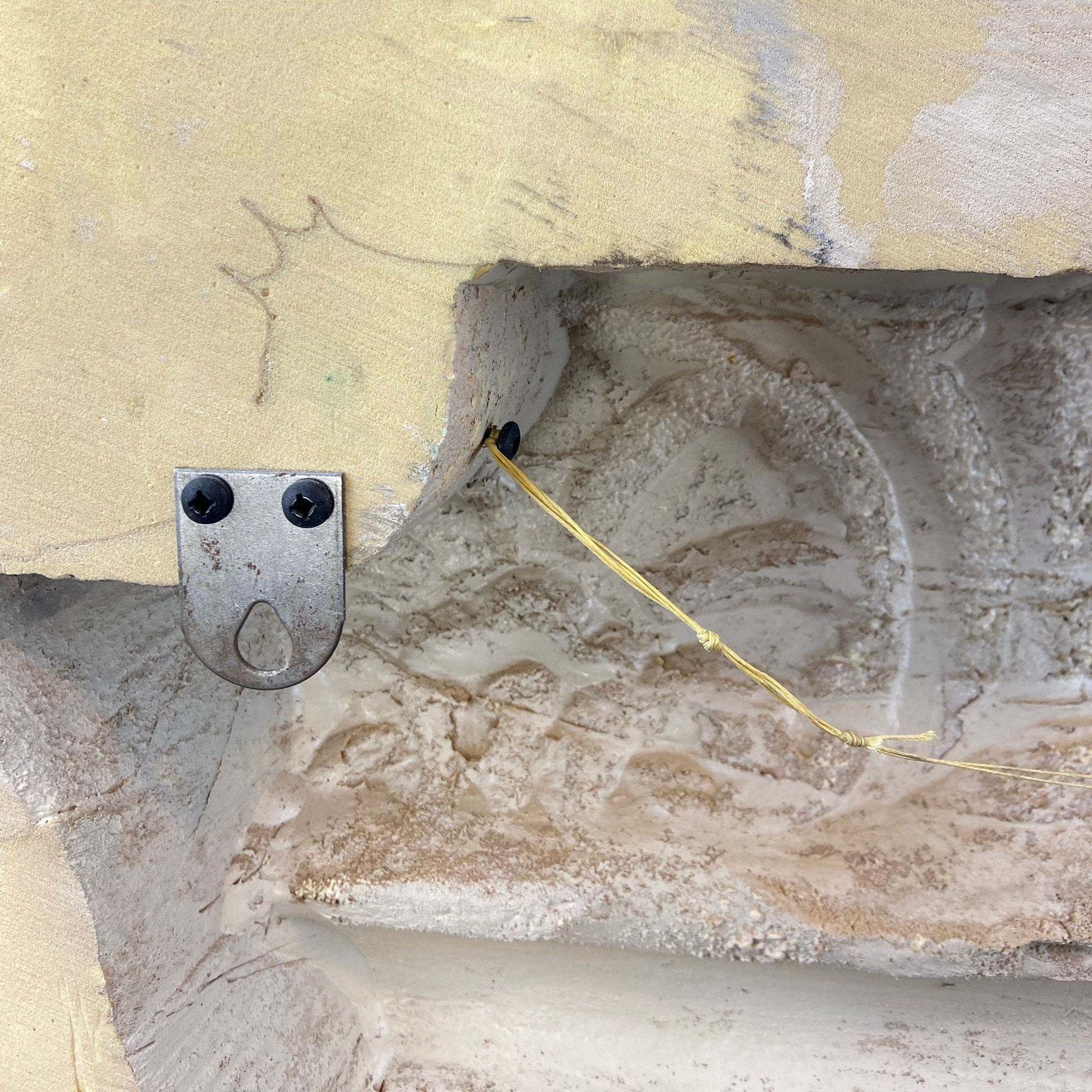 Faux Greek Roman Wall Hanging. Italian Mediterranean Style Home Shelving. Restaurant Retail Theater Wall Art. Styling Prop. Urethane Cornice