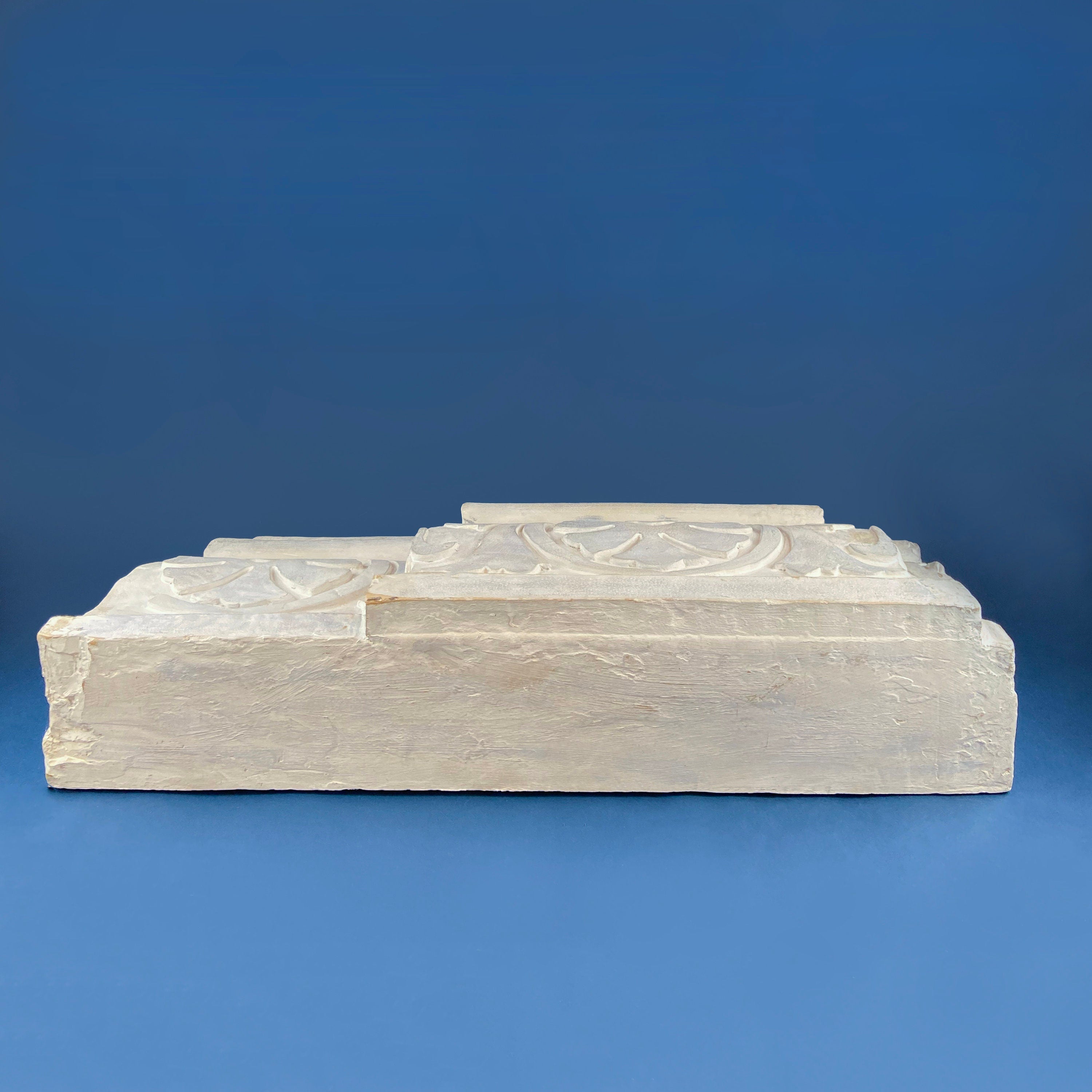 Faux Greek Roman Wall Hanging. Italian Mediterranean Style Home Shelving. Restaurant Retail Theater Wall Art. Styling Prop. Urethane Cornice