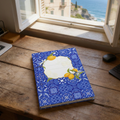 Mediterranean Tiles & Lemons Hardcover Journal — Notebook with Lined Pages