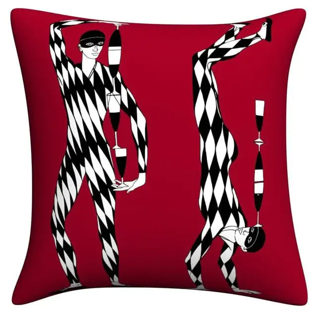 Italian Linen Pillowcase for Art Bedroom & Living Room