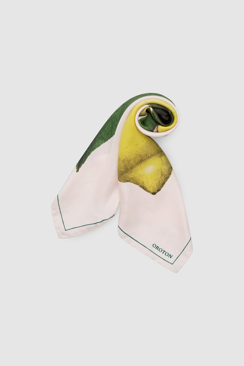 Amalfi Lemon Print Scarf