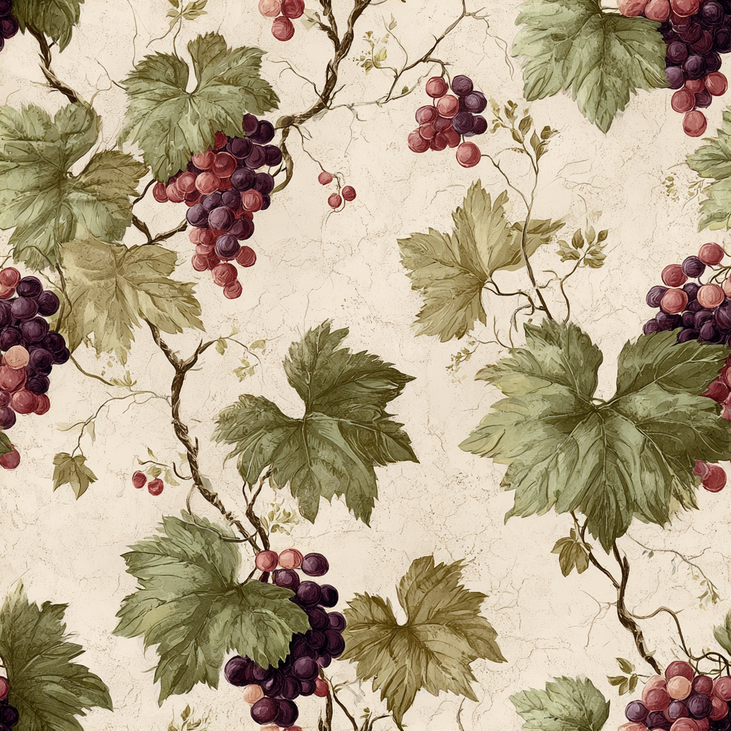 Italian Vineyard Reverie Wallpaper