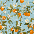 Citrus Grove Blossoms Wallpaper