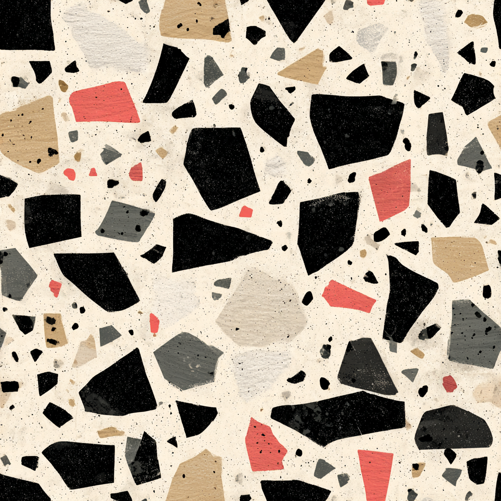 Red Rock Terrazzo Wallpaper
